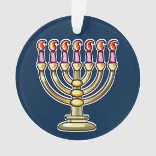 Ornamento Hanukkah Menorah