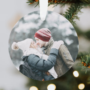 Ornamento Happiest Holidays   Minimalist Stylish Christmas