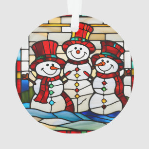 Ornamento Happy Snowmen