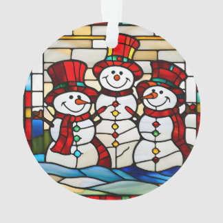 Ornamento Happy Snowmen