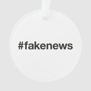 Ornamento Hashtag FAKE NEWS
