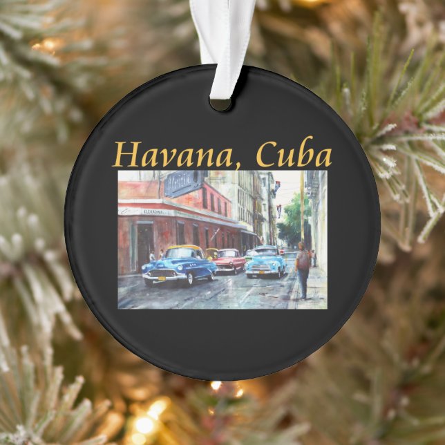 Ornamento Havana Cuba Floridita Art (Árvore)