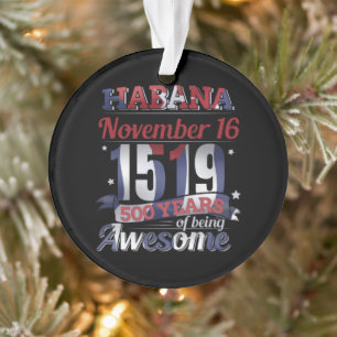 Ornamento Havana Cuba - Habana 500 Anos Sendo Espetacular