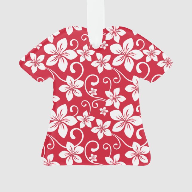ORNAMENTO HAWAII AZUL (VERMELHO) (Verso)