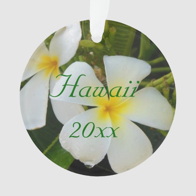 Ornamento Hawaii Plumeria (Frente)