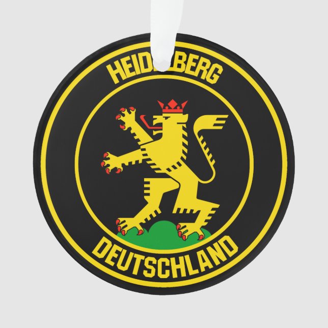 Ornamento Heidelberg Round Emblem (Frente)
