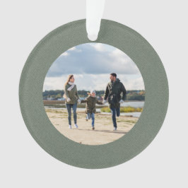 Ornamento Herringbone clássico - simples foto verde de sábio