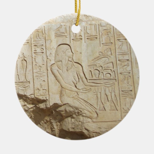 Ornamento hieróglifo do Egito (Frente)