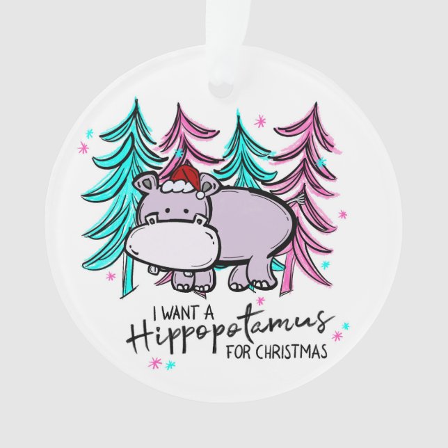 Ornamento Hippopotamus (Frente)