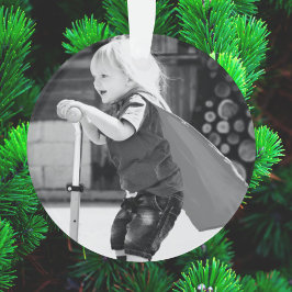 Ornamento Ho Ho Ho | Imagem de Natal simples e limpa minimal