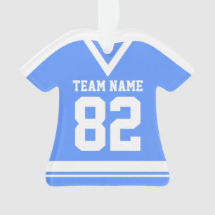 Ornamento Hockey Sports Jersey Blue com foto