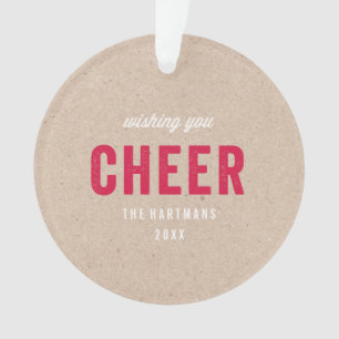 Ornamento Holiday Kraft