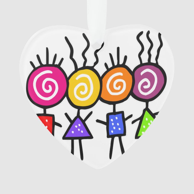 Ornamento HoliES - HOLI MELHORES AMIGOS + suas ideias (Frente)