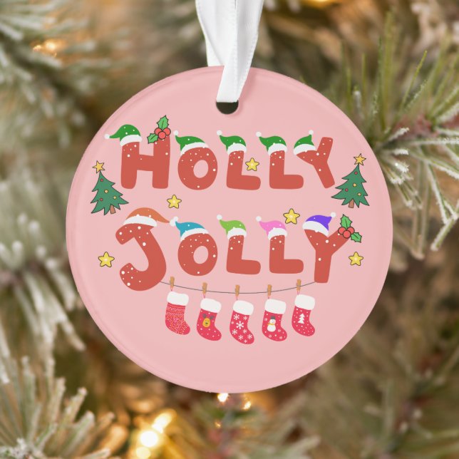 Ornamento Holly Jolly (Árvore)