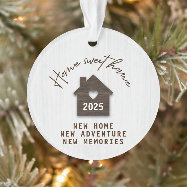 Ornamento Home doce home personalizado (Árvore)