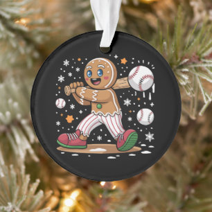 Ornamento Homem de Biscoito de Natal Atleta de Esportes de B