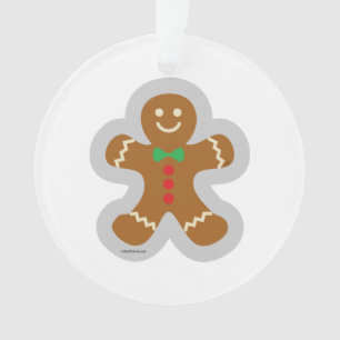 Ornamento Homem De Pão-Gingerido Fazer Anjo Na Neve