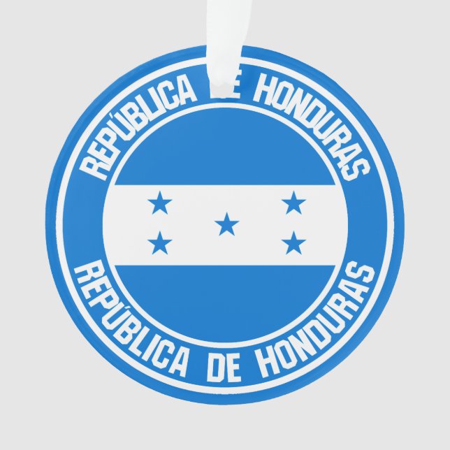 Ornamento Honduras Round Emblem (Frente)
