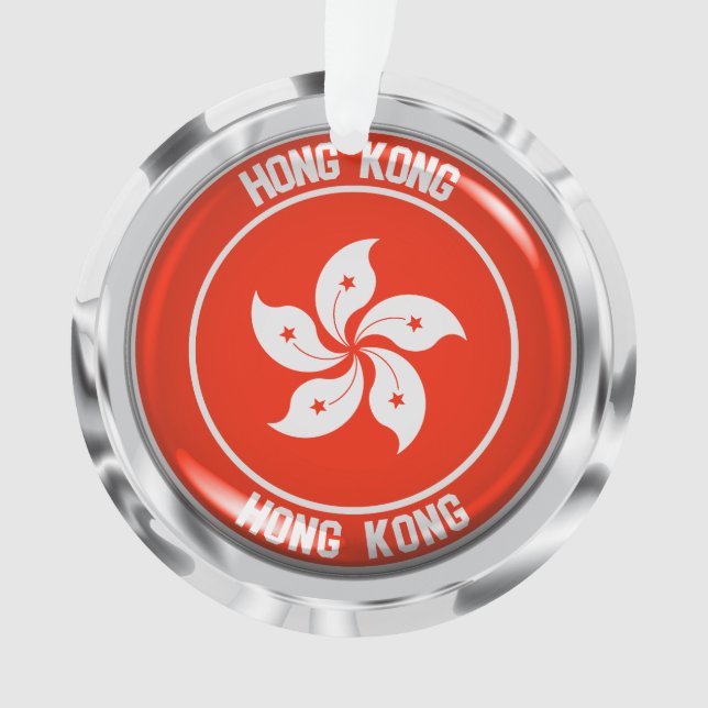 Ornamento Hong Kong Round Emblem (Frente)