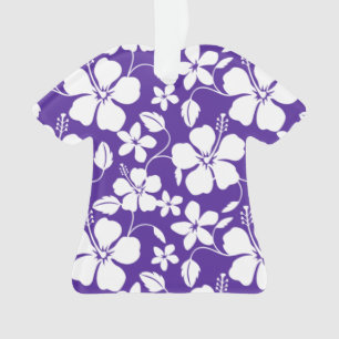 ORNAMENTO HULA HAWAIANA (HIBISCO) ROXO
