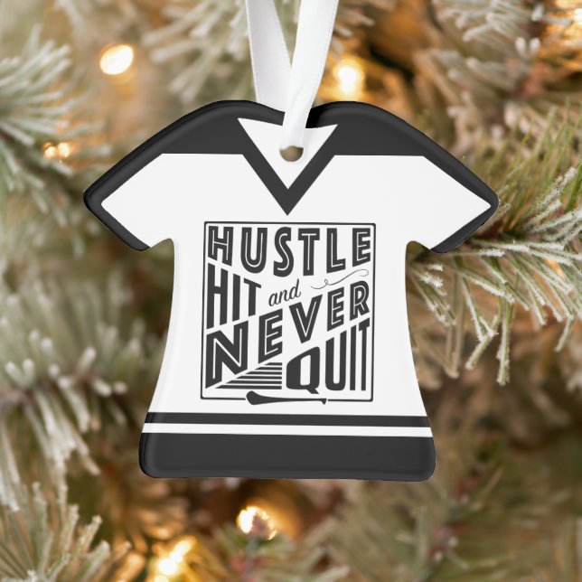 Ornamento Hurling Camogie, Com Nome E Número (Árvore)