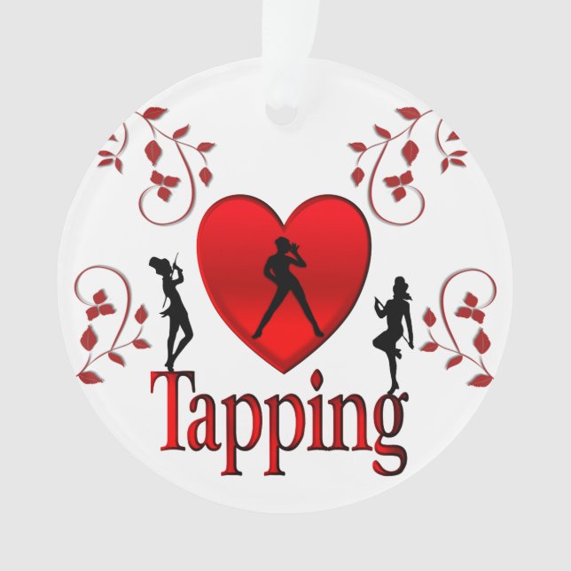 Ornamento I Heart Tap Dance (Frente)