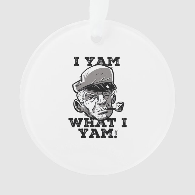 Ornamento I Yam What I Yam Classic Meme Design (Frente)