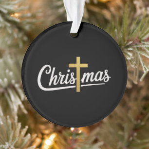 Ornamento Ideia de Presente Jesus Natal Família Combinando C