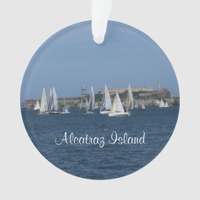 Ornamento Ilha Alcatraz - San Francisco #4 Ornament (Frente)