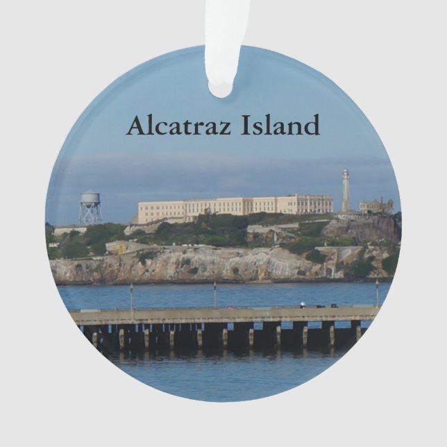 Ornamento Ilha Alcatraz - San Francisco #6 Ornament (Frente)