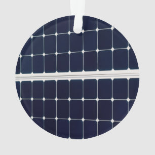 Ornamento Imagem de um painel de energias solares engraçado