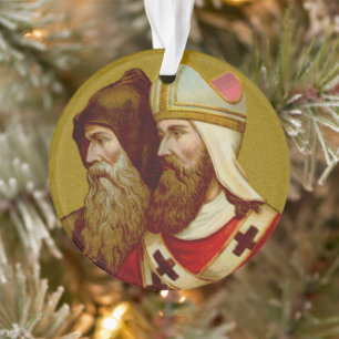 Ornamento Imagem Dupla SS. Cirilo e Metódio (M 001) Acrílico