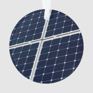 Ornamento Imagem engraçada de um painel de energia solar