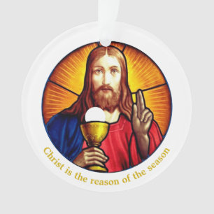 Ornamento Imagem Personalizada de Jesus