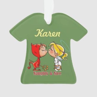 Ornamento impertinente & agradável personalizado