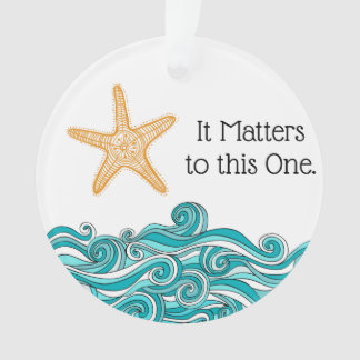 Ornamento Importa a esta uma estrela do mar