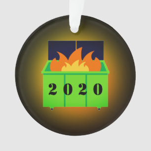 Ornamento Incêndio de lixeira personalizável 2020