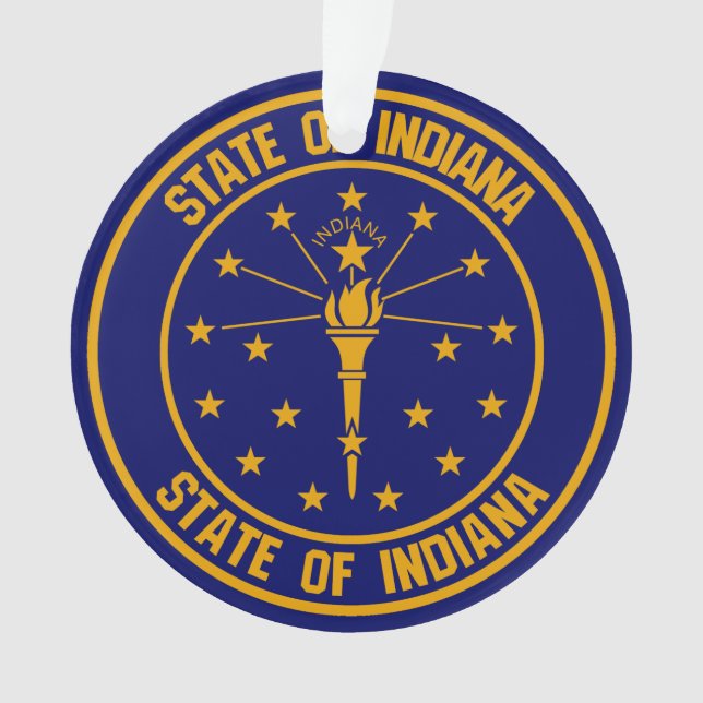 Ornamento Indiana Round Emblem (Frente)