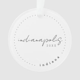 Ornamento Indianápolis, IN Viagem Estados Unidos Simples
