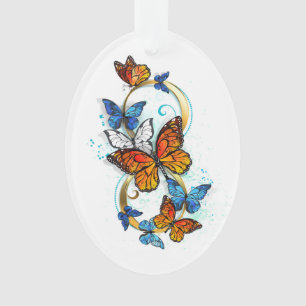 Ornamento Infinidade de Borboletas Monarca