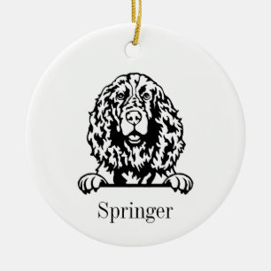 Ornamento inglês para cães Springer Spaniel