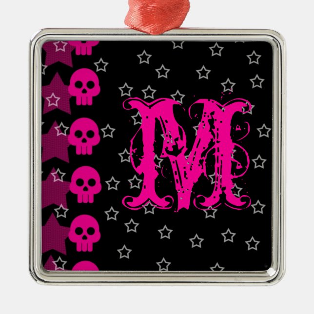 Ornamento inicial de EMO Punk Roc Monogramas de cr (Frente)
