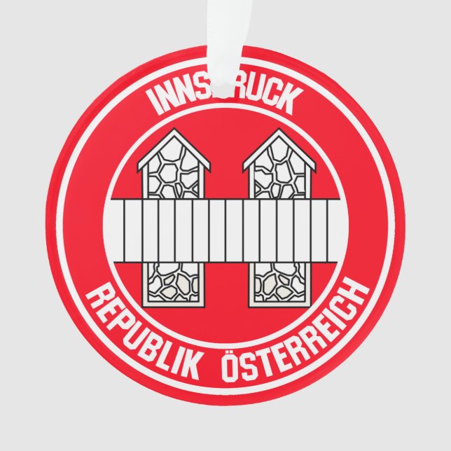 Ornamento Innsbruck Round Emblem (Frente)