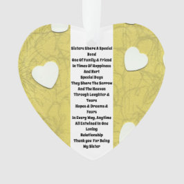 Ornamento Inspiração Irmã