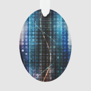 Ornamento Investigação Científica e Ciência do ADN Genético