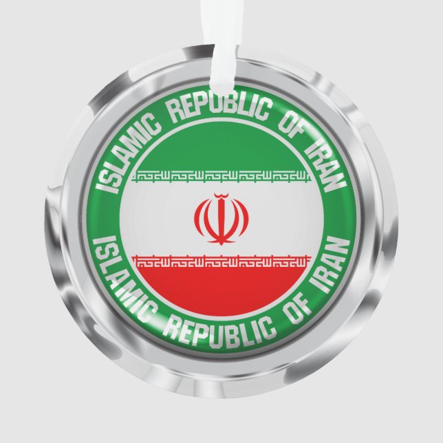 Ornamento Iran Round Emblem (Verso)