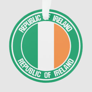 Ornamento Irlanda Round Emblem