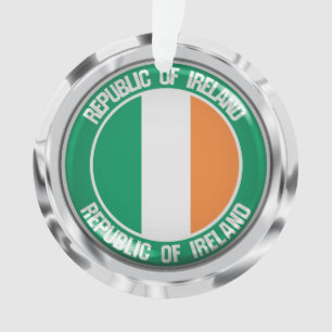 Ornamento Irlanda Round Emblem