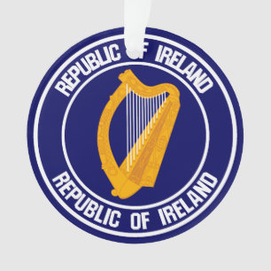 Ornamento Irlanda Round Emblem