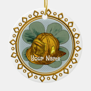 Ornamento irlandês de bombeiro